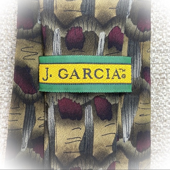 💕Very Attractive Jerry Garcia Mens Necktie / Birdland Collection Fourteen💕 - Picture 5 of 11